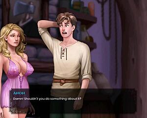 in what a legend part 24, spending the night with myrtle, that blonde with big boobs.