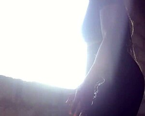 crazy bitch undresses in live striptease for fans