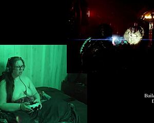 A naked player goes through the game Naked Dead Space and comments on it