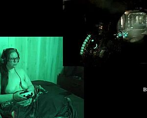 A naked player goes through the game Naked Dead Space and comments on it