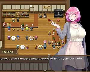 Um cliente tarado gosta de pegar nos peitos da garçonete - philana and the elixir of life - parte 2