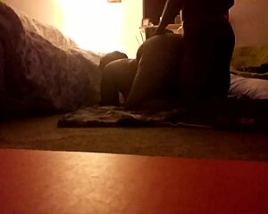 BIG ASS JUICY BROWN CHICK SUCK THEN FUCKED AT HOME