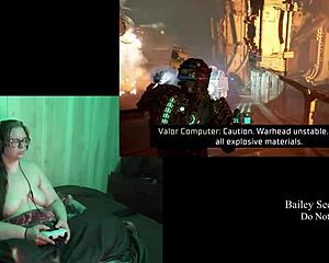 A naked player goes through the game Naked Dead Space and comments on it