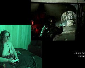 A naked player goes through the game Naked Dead Space and comments on it