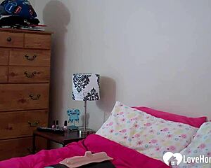 Teen Girl Rides Sex Machine To Orgasm