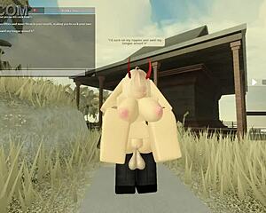 Beautiful New Zealand teen gets her ass fucked in Roblox game