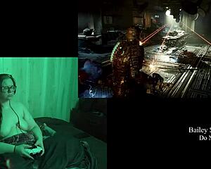 A naked player goes through the game Naked Dead Space and comments on it