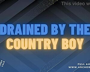 country boy alpha faggot gets dominated in public 😈