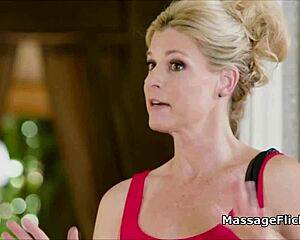 Does This Oily Milf Masseuse Blow Fat Cocks In Shower?