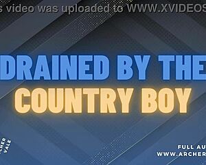 country boy alpha faggot gets dominated in public 😈