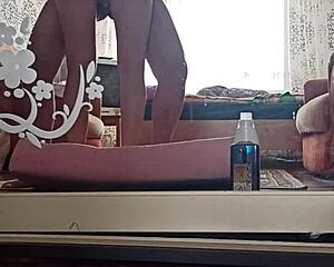 Kazakh Couple Makes Home Video Pussy Play