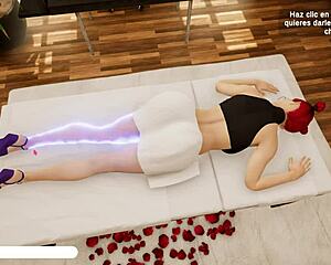 The massage therapy session turned out really relaxing.