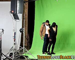 blonde teen says, pound me harder with that monster cock in doggystyle