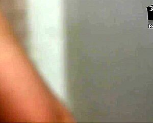 Big black cock penetrates blonde MILF in doggy style