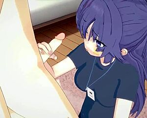 Co je s tou tlustou Yuukou z Blue Archive v 3D hentai?