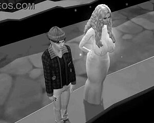 Beautiful animated parody of The Sims 4 with interracial scenes and big tits and ass