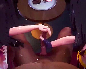 hey, wanna see some wild konosuba action with a steamy 3some and creampie?