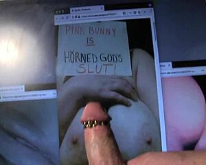 The horned gods prepare a cum tribute for pinkbunny in homemade setting