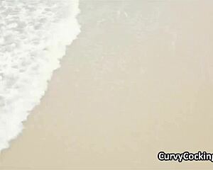 Busty blonde wants dick on roller blades 😉