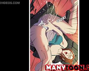 Girlfriend's Heart Pounds During Hardcore Blowjob Hentai