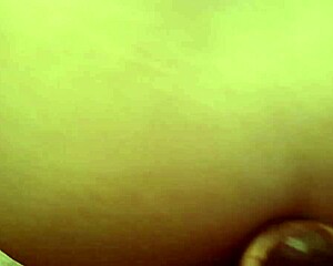 black top leaves cum on white bottom's ass in interracial gay scene