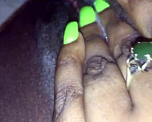 Finger my black and pink pussy and make me feel pleasure