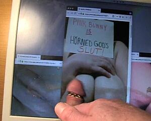 The horned gods prepare a cum tribute for pinkbunny in homemade setting