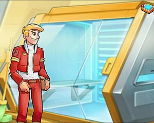 Help a curvaceous, mature alien escape from a steamy sauna in this cartoon game