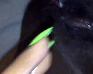 fingering my tight black creamy pink pussy