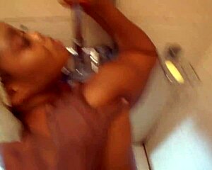 House Boy Fucks Madam in Bathroom Doggystyle Cumshot