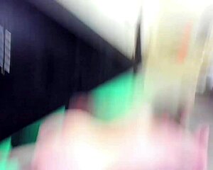 Tiny Girl Orgasms Fucking Big Guy in Webcam Doggystyle