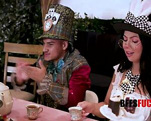 Alice Explores Wild Gangbang Fantasies In Wonderland With Teens!