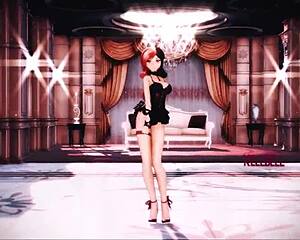 neo rwby in lingerie showing small tits?