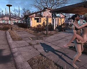 Explore Sanctuary By Night In Fallout 4!