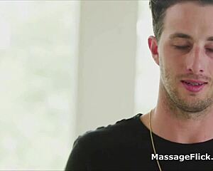 yo, oily shower fuck with teen redhead masseuse!