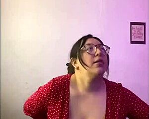 wife uses vibrator for double penetration in homemade video with big tits and ass