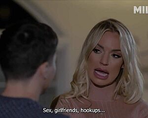 Mom-in-law seduces young stepdaughter's boyfriend in lingerie