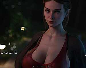 Beautiful anime babe enjoys dancing and having sex in summer heat