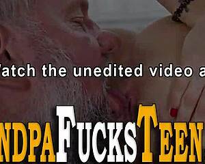 horny teen 18+ gets facial from old guy