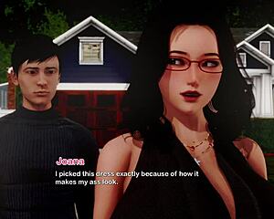 exploring the inn in anime game.