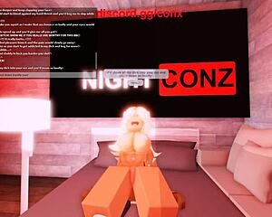 Blonde Bent Over Doggystyle Blowjob