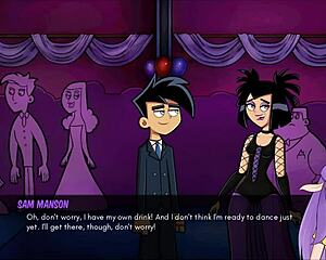 danny phantom redux part 18: goth girl gives handjob 😈