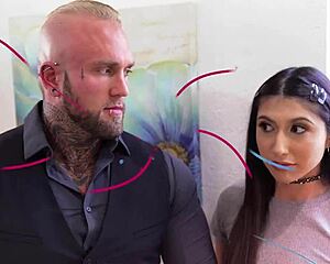 scheming step-daughters plan to interact with hung step-fathers via twister