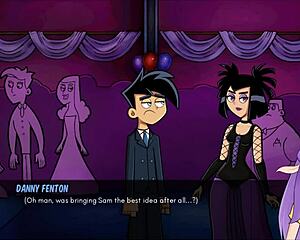 danny phantom redux part 18: goth girl gives handjob 😈