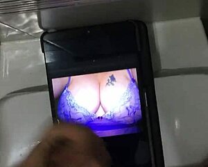 Cumtribute for Texas mature with big tits in homemade clip