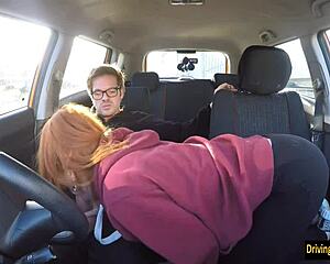 Redhead Ella Hughes Swallows Cumload Outdoors