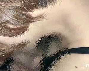 Japanese amateurs slurping blowjob and stroking handjob outdoors