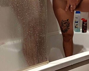 Shower Mutual Masturbation Turns Wet and Wild With Girlfriend