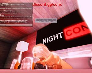 Blonde Bent Over Doggystyle Blowjob