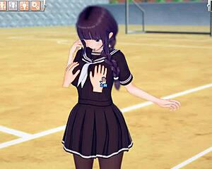 3D Cartoon Anime Blowjob With Big Tits Massage